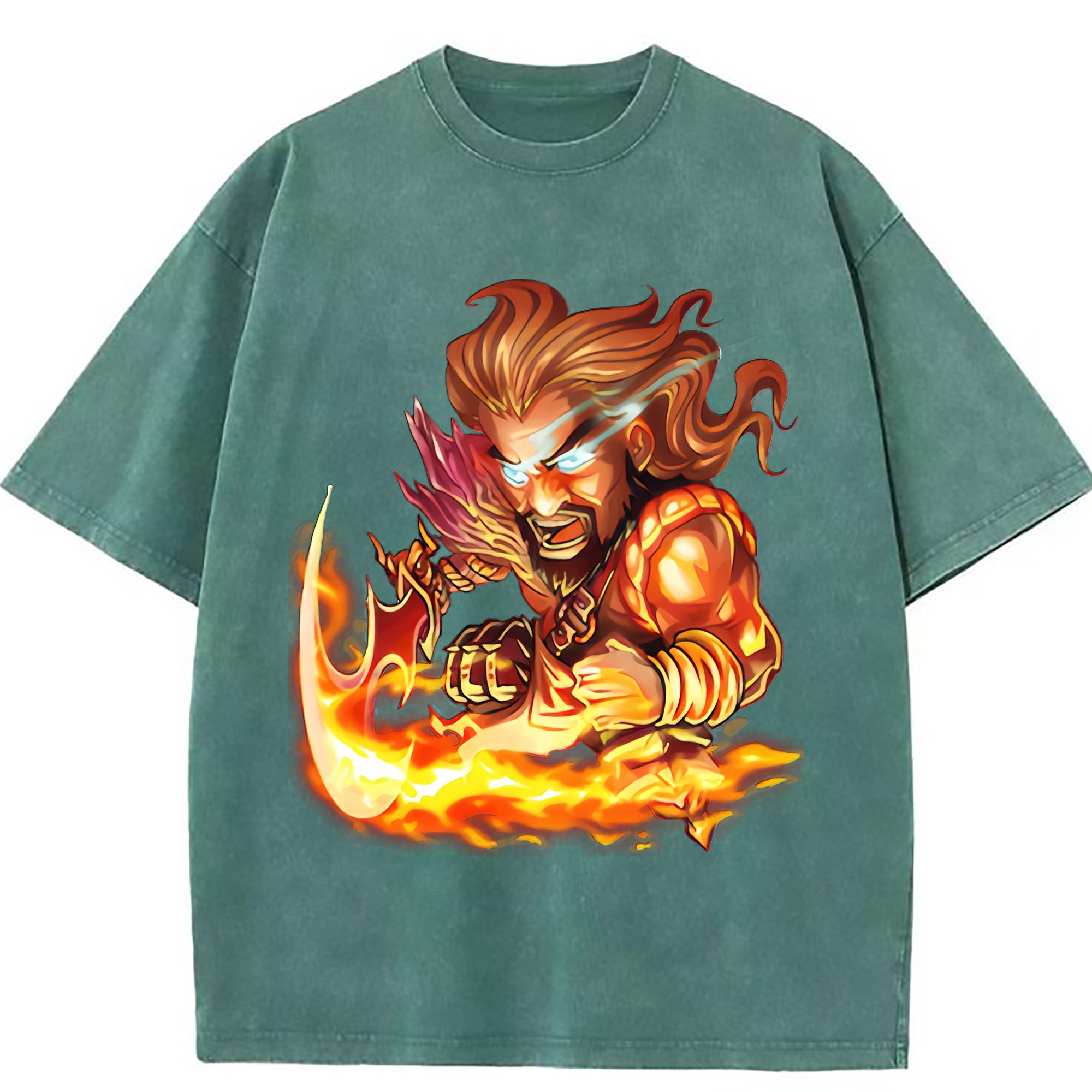 （画像用） リーグ・オブ・レジェンド League of Legends LOL 綿100% ヴィンテージ風 半袖Tシャツ（フロントプリント）